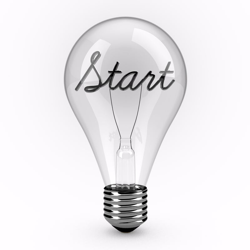 Start lightbulb